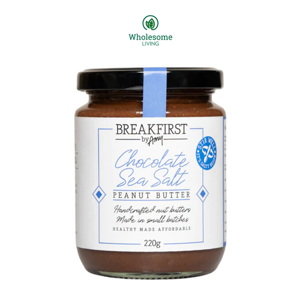 [Pre-Order 5 Days] Breakfirst By Amy Chocolate Sea Salt Peanut Butter 220g
