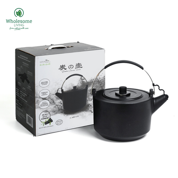 [NATURAL RULE] 炭の壺 BAMBOO CHARCOAL KETTLE 2L