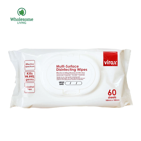 [Expiry 29 JUL 23] VIROX Multi-Surface Disinfecting Wipes 60s