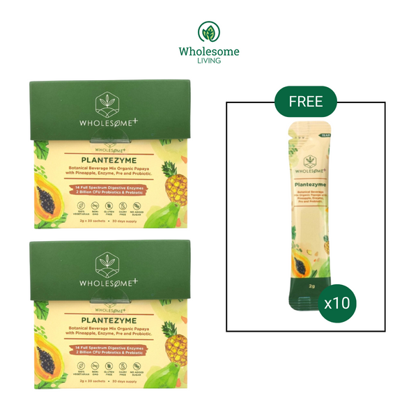 [TWIN PACK] WholeLife Plantezyme 2g x 30s x2 FREE Plantezyme 10s