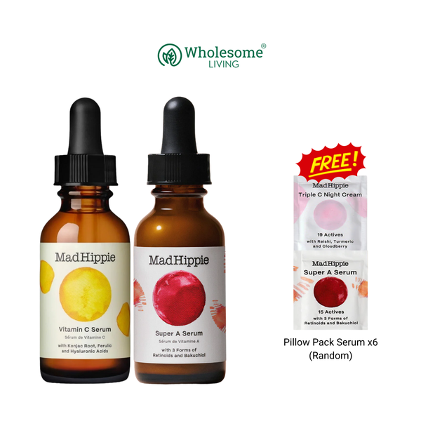 Mad Hippie Vitamin C Serum 30ml + Mad Hippie Super A Serum 30ml