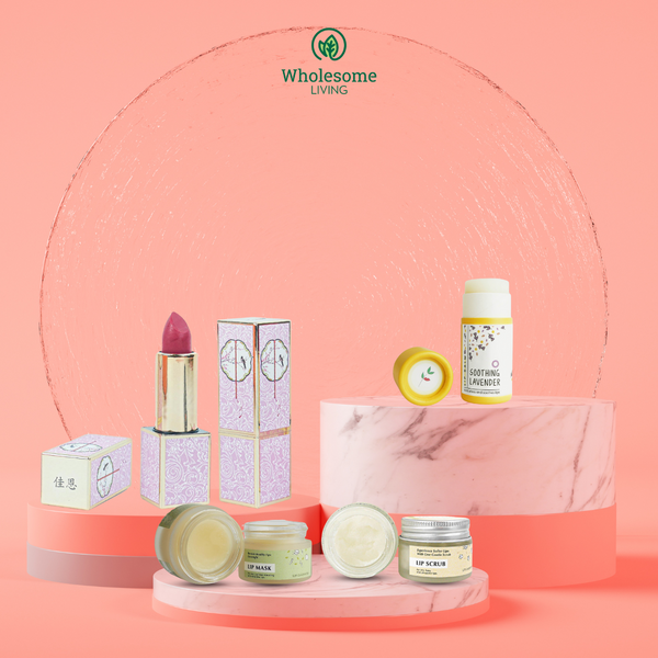 Lips Carpenter Bundle Package [Exclusive - Pink Classic Chinese Fan]