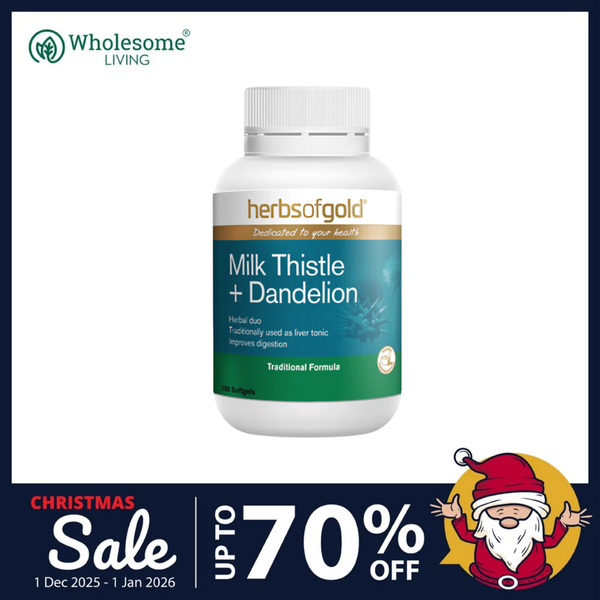 [Expiry 29/4/26] Herbs of Gold Milk Thistle Plus Dandelion 100s