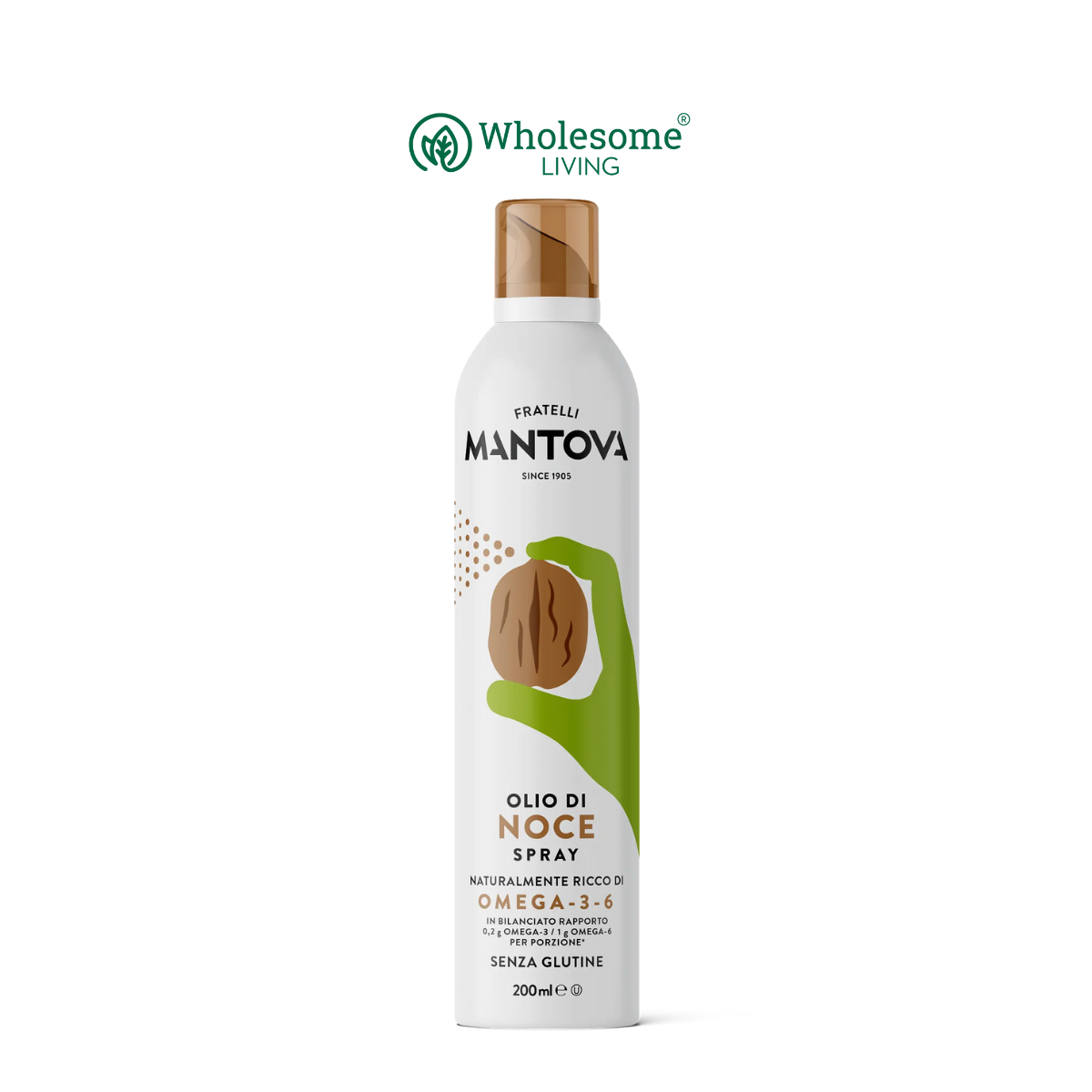 Fratelli Mantova Walnut Nutraceutical Oil Spray 200ml – WholesomeLiving.my