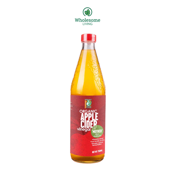 Radiant Organic Apple Cider Vinegar 750ml