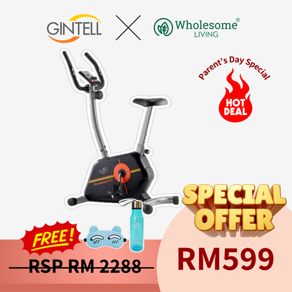 Gintell Aerobike 4.0 [FT207]  FREE: G-Meoi Eye-mask + Sport Bottle