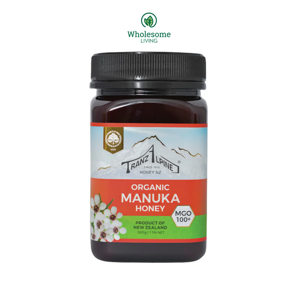 TranzAlpine Organic Manuka Honey MGO100+ (500g)