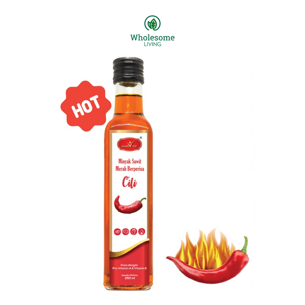 Harvist Chili Infused Red Palm Oil 250ml