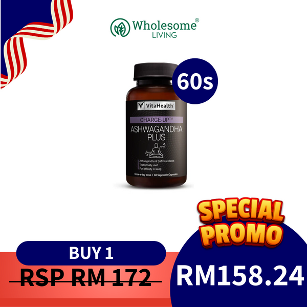 VitaHealth Ashwagandha Plus (30s/60s)