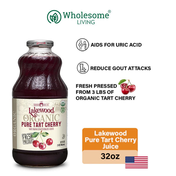 Lakewood Gluten Free Organic Pure Tart Cherry (32oz)