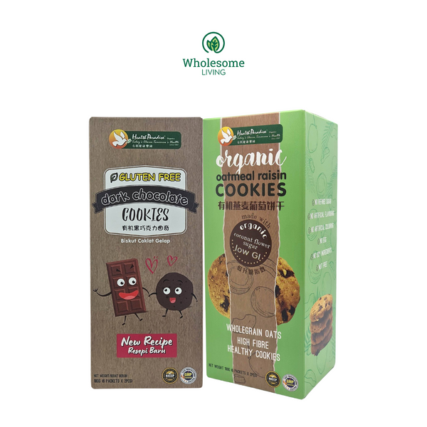 [Twin Pack] Health Paradise Cookies 180g (6 packets x 2 pieces)