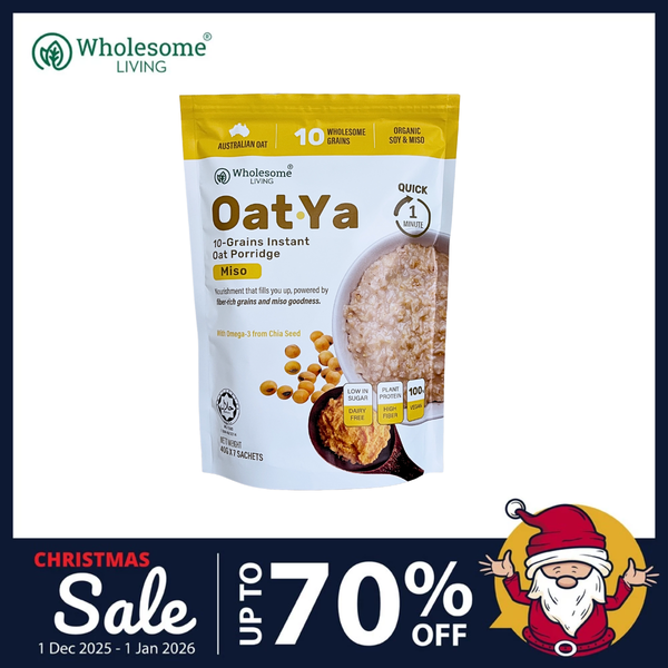 Wholesome Living Oat-Ya Instant Oat-Porridge with 10 Grains 40g x7s