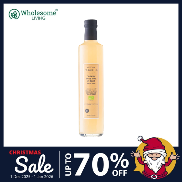 Fontana Formiello Organic White Wine Vinegar 500ml