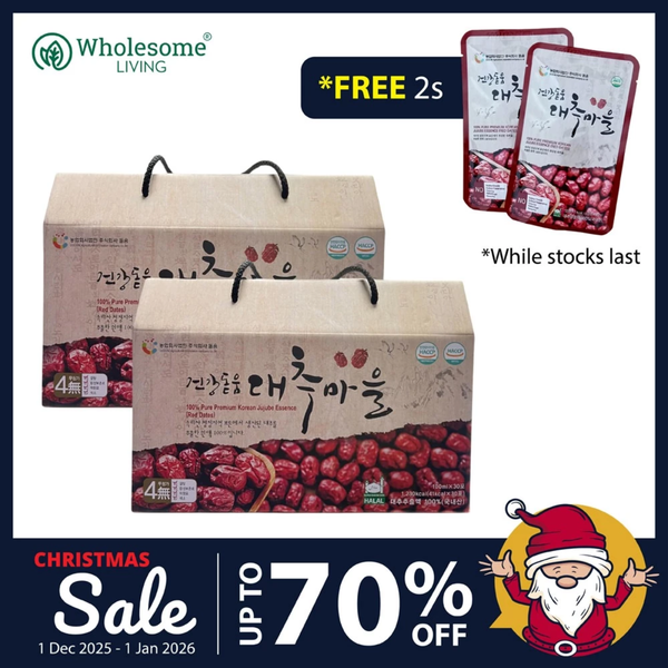 [Twin Pack] Dodum Korean Jujube Essence 100ml x30s x2 FREE Jujube 2s