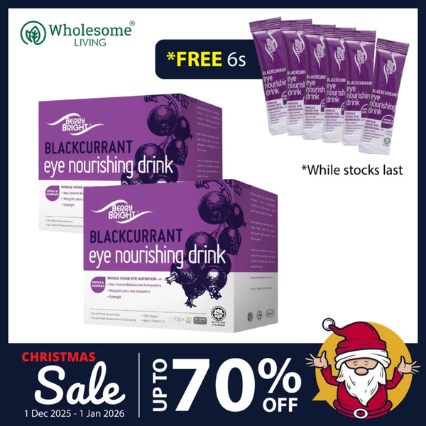 [Twin Pack] Berry Bright Eye Nourishing Drink 10g x30s x2 boxes FREE BBO 6s