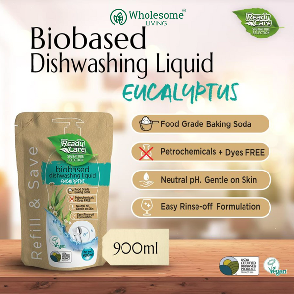 Readycare Biobased Dishwashing Liquid Refill Pack 900ml