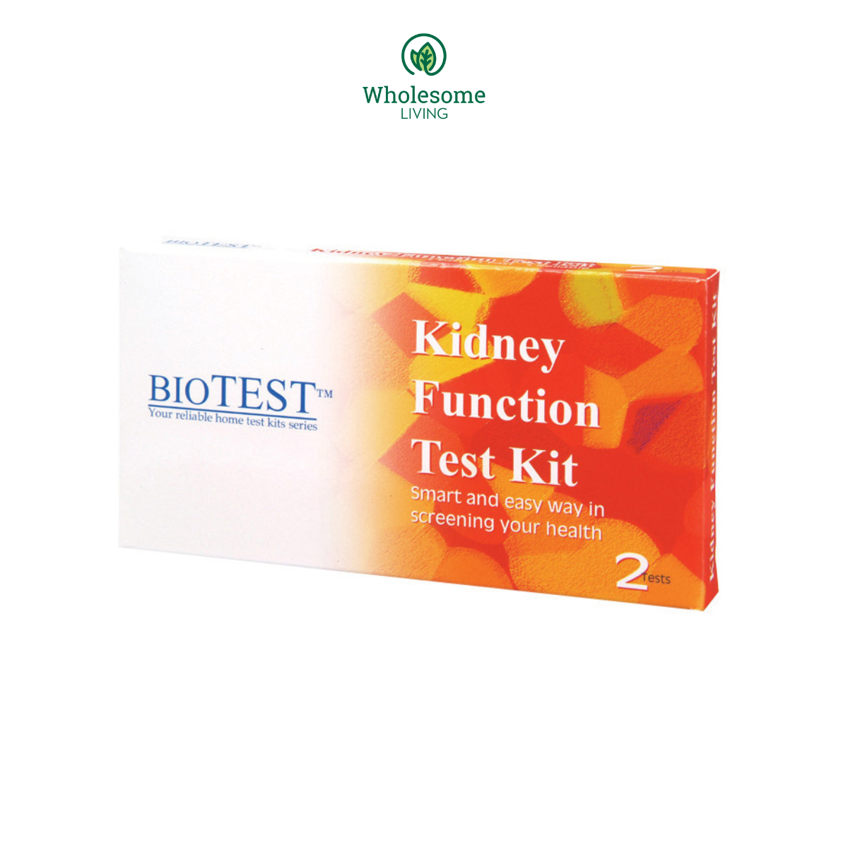 BioTest Kidney Function Test Kit - 2 Test – WholesomeLiving.my