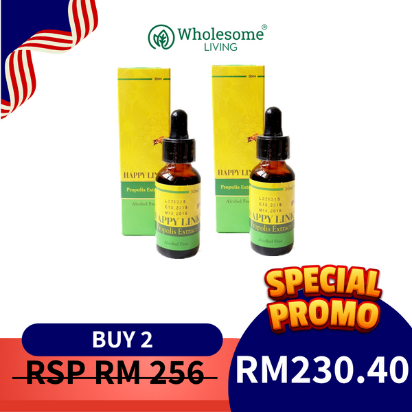[TWIN PACK] Happy Link Propolis Extract 30ml x2