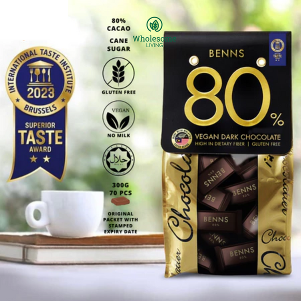 BENNS 80% Dark Chocolate 300g