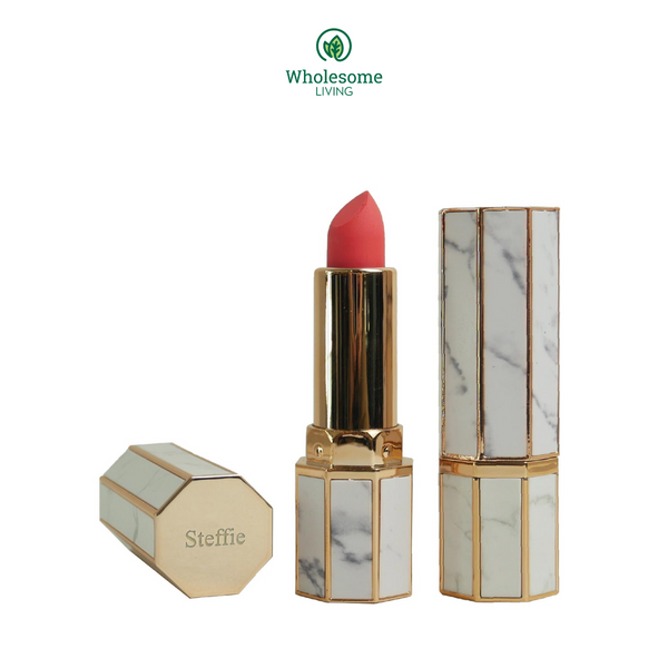 Lips Carpenter Customised Lipstick (Premium) - Elegant White Marble