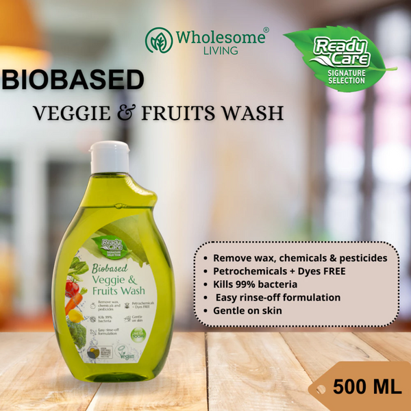 Bio-based Readycare Signature Selection Veggie Wash Liquid Baking Soda 500ml USDA Vegan Certified Non Alcohol