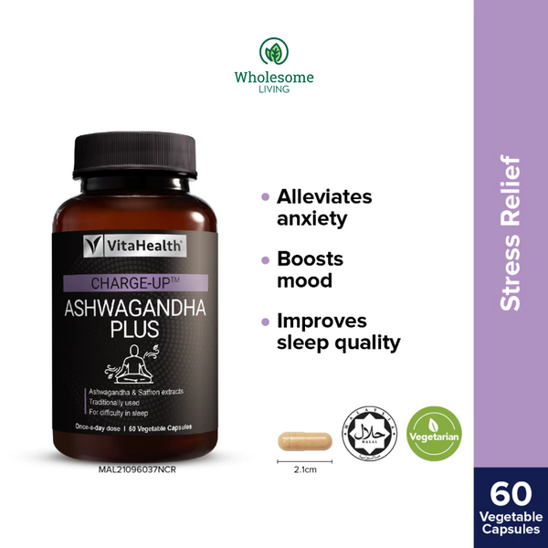 VitaHealth Ashwagandha Plus (30s/60s)