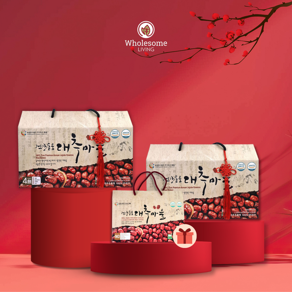 [CNY Gift Set] [TWIN PACK] Dodum Korean Jujube Essence 100ml x30s x2 boxes FREE Jujube 5s x1