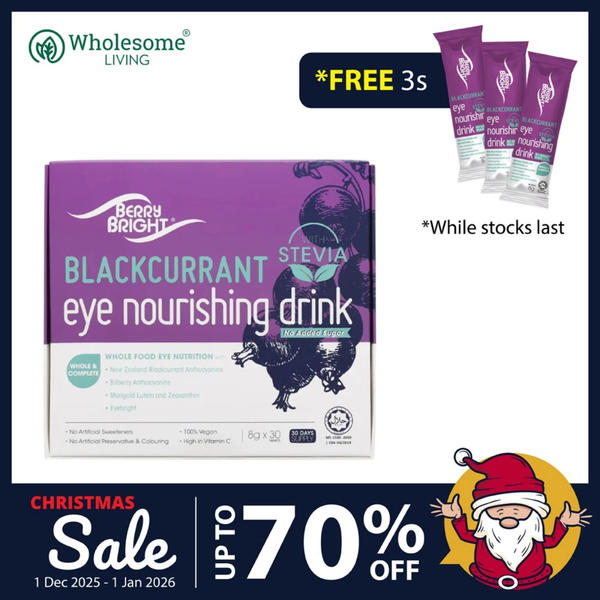 Berry Bright Eye Nourishing Drink with Stevia 8g x30s FREE BBS 3s