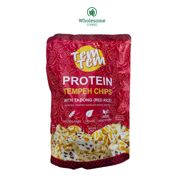 Tem Tem Tempeh Chips (Red Rice) 100g