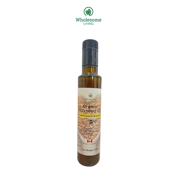 Wholesome Living Organic Flaxseed Oil 250ml