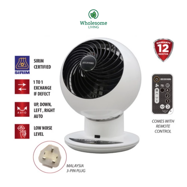 [Twin Pack] IRIS OHYAMA Air Circulator Fan Light Weight PCF-SC15TC