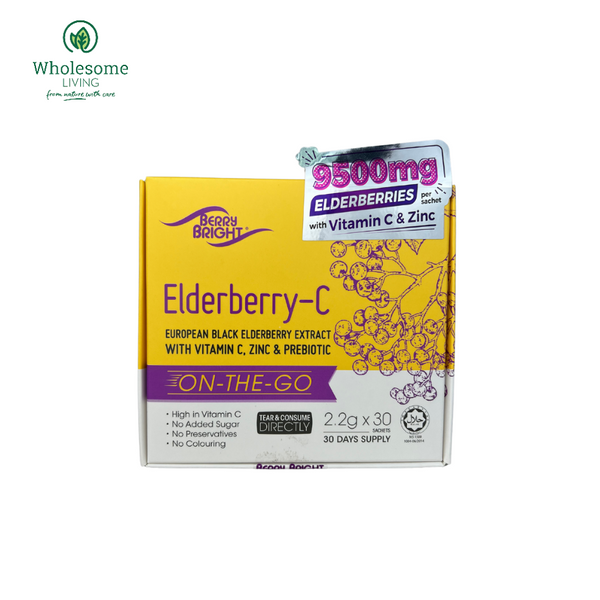 [Pre-Order: 3 March 25] Berry Bright Elderberry-C 2.2g x30s x6