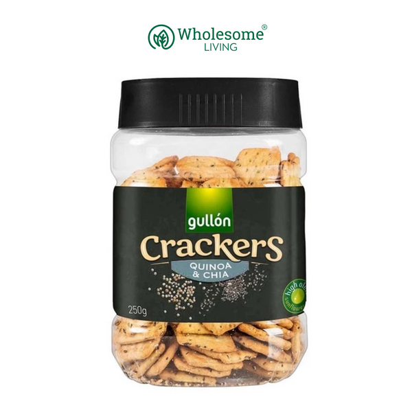 Gullon Mini Crackers (Quinoa & Chia / Cheese Cheddar) 250g