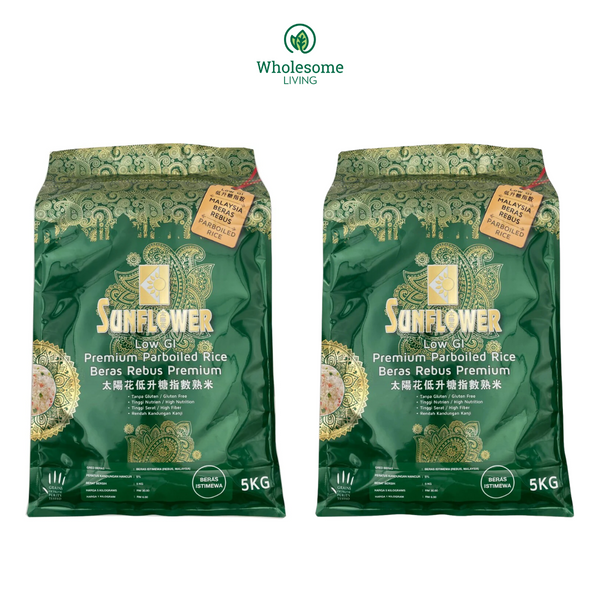 Sunflower Premium Parboiled Rice 5kg x2