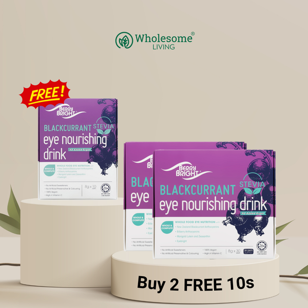 [BUY 2 FREE 10s] Berry Bright Eye Nourishing Drink With Stevia 8g x 30s x2 FREE BBS 10s