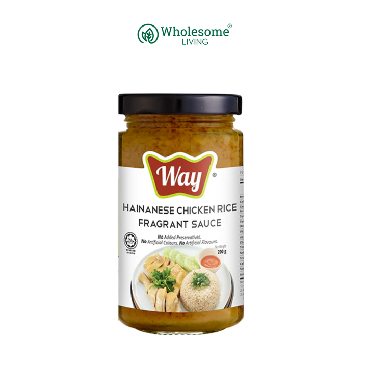 Way Hainanese Chicken Rice Fragrant Sauce 200g – WholesomeLiving.my