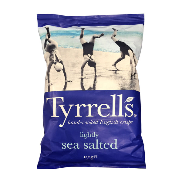 TYRRELL'S UK- Lightly Sea Salted Potato Chips 150g