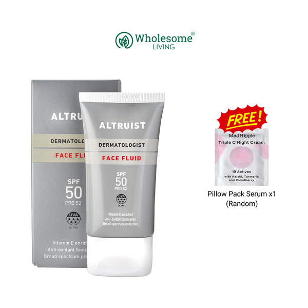 [Pre Order: ETA 1 Month] Altruist Dermatologist Sunscreen SPF 50 Face Fluid 50ml