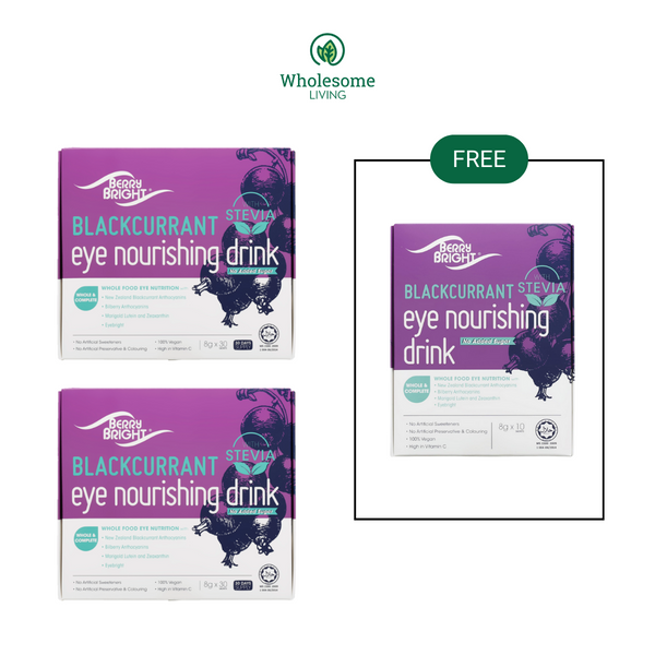 [Twin Pack] Berry Bright Eye Nourishing Drink With Stevia 8g x 30s x2 FREE BBS 10s