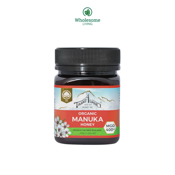 TranzAlpine Organic Manuka Honey MGO400+ (250g)