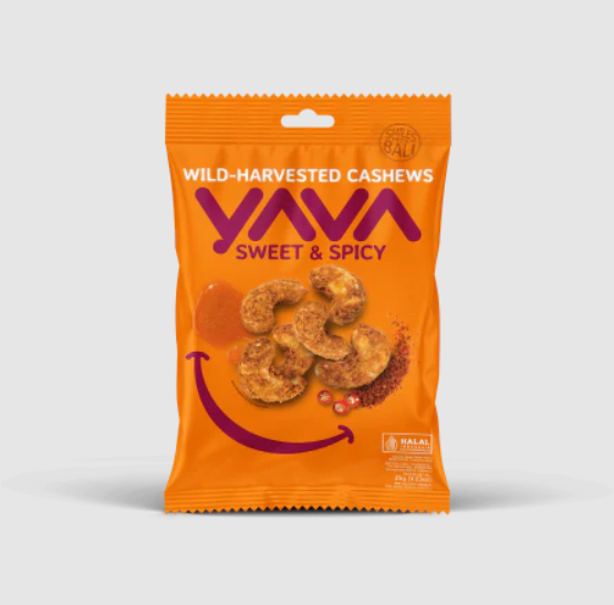 YAVA Wild-Harvested Cashew - Sweet Spicy 35g