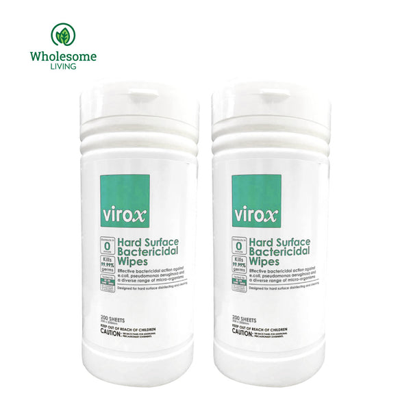 [TWIN PACK] Virox 70% Alcohol Disinfecting Wipes 200 Sheets x 2 Bottles