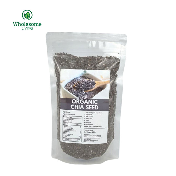 Wholesome Living Organic Chia Seeds 250g