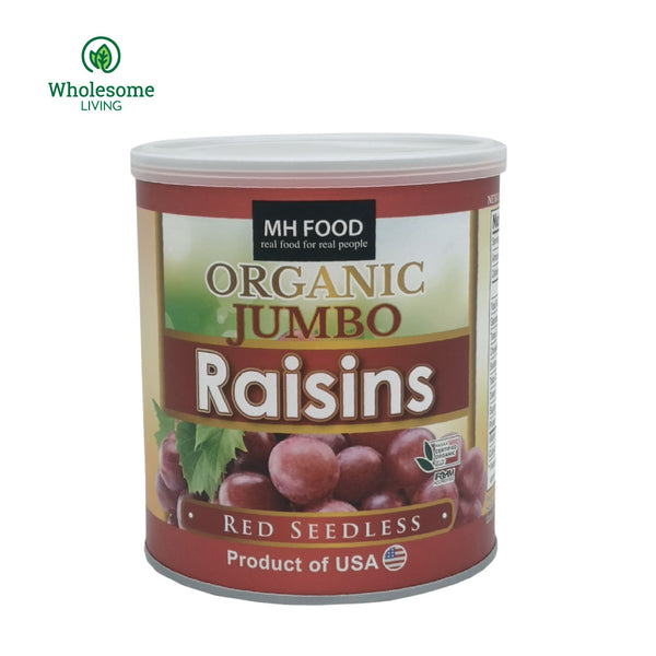 MH Organic Jumbo Raisins Red Seedless 300g
