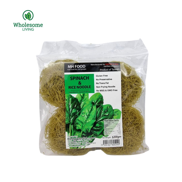 MH Spinach & Rice Noodle 200g