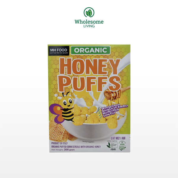 MH Organic Honey Puffs 200g [Tasty] - 100% Vegan