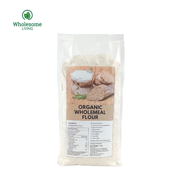 [Expiry 30 JUN 23] Wholesome Living Organic Wholemeal Flour 1kg