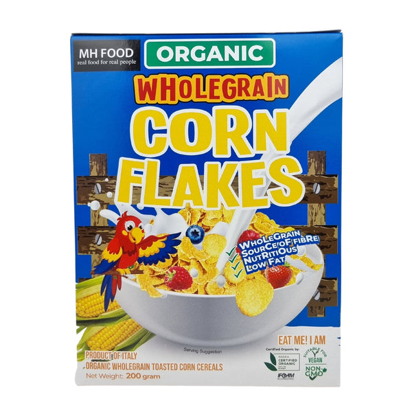MH Organic Wholegrain Corn Flakes 200g
