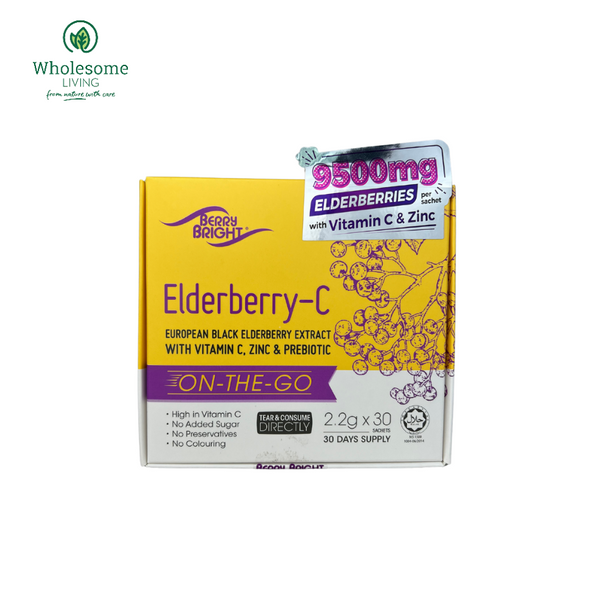 Berry Bright Elderberry-C 2.2g x 30s