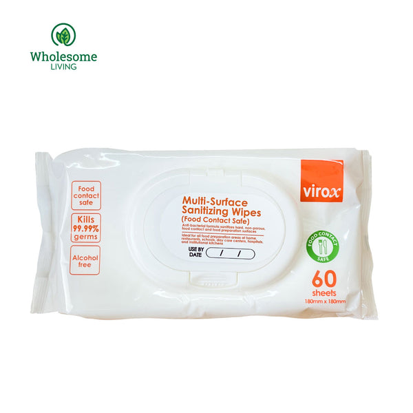 Virox Multi-Surface Sanitizing Wipes 60s (Food Contact Safe)